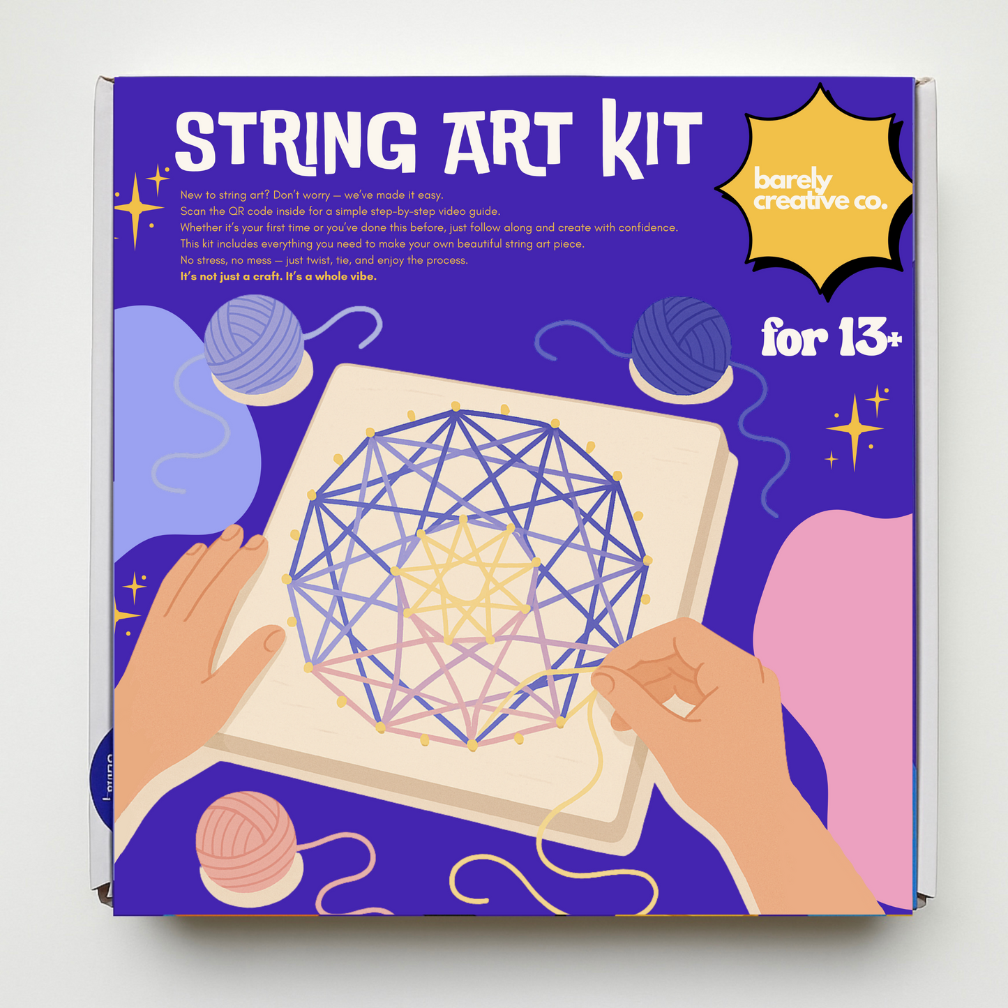 CONCENTRIC PEACOCK STRING ART KIT