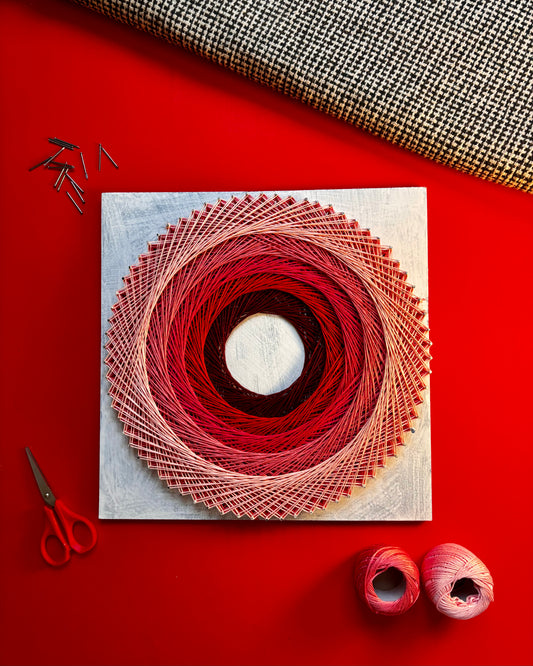 CONCENTRIC PINK OMBRE STRING ART KIT