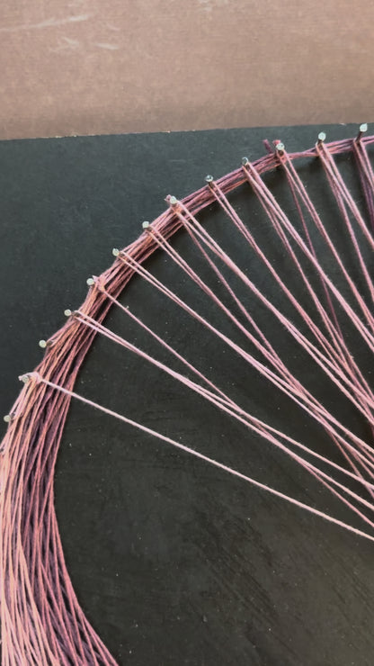 SPIRAL PURPLE OMBRE STRING ART KIT
